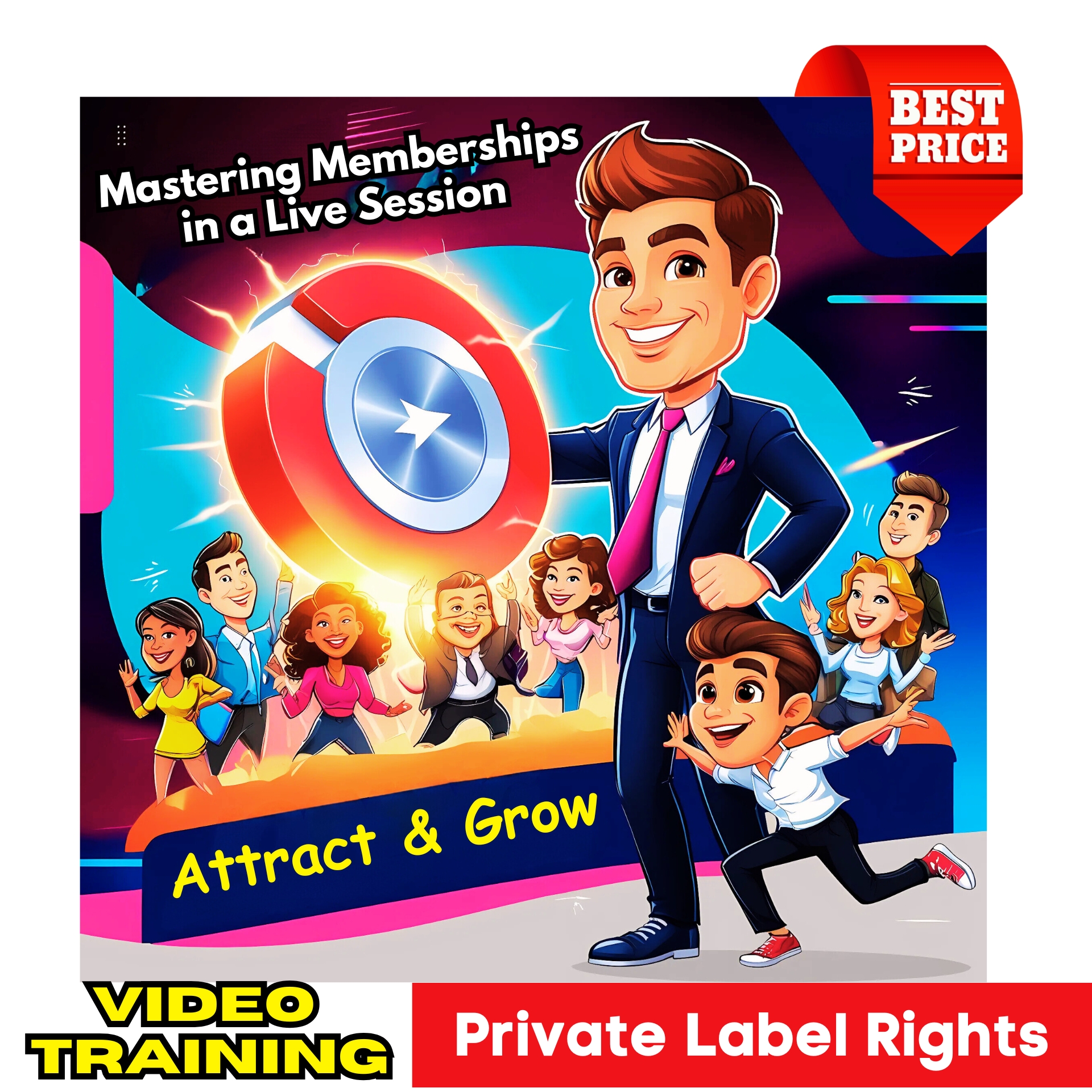 Attract & Grow - Mastering Memberships in a Live Session (Video Training)