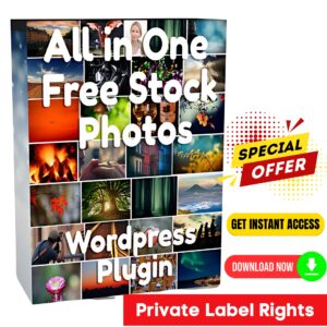 WP Free Stock Photo Plugin - PLR Package