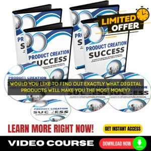 Product Creation Success (Video Course)