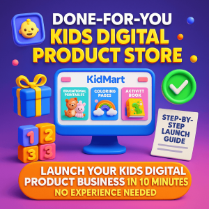 Done-For-You Kids Digital Product Store With Preloaded Products